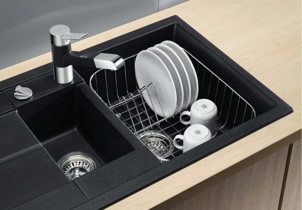 Комплект Мойка Blanco Metra 6 S Compact антрацит + Измельчитель Franke