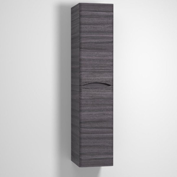 Шкаф пенал для ванной Vod-Ok Adel 35 R, с бельевой корзиной, подвесной, палисандр