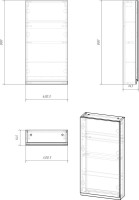 Мебель для ванной комнаты Cersanit Moduo 40 Мебель для ванной комнаты Cersanit Moduo 40