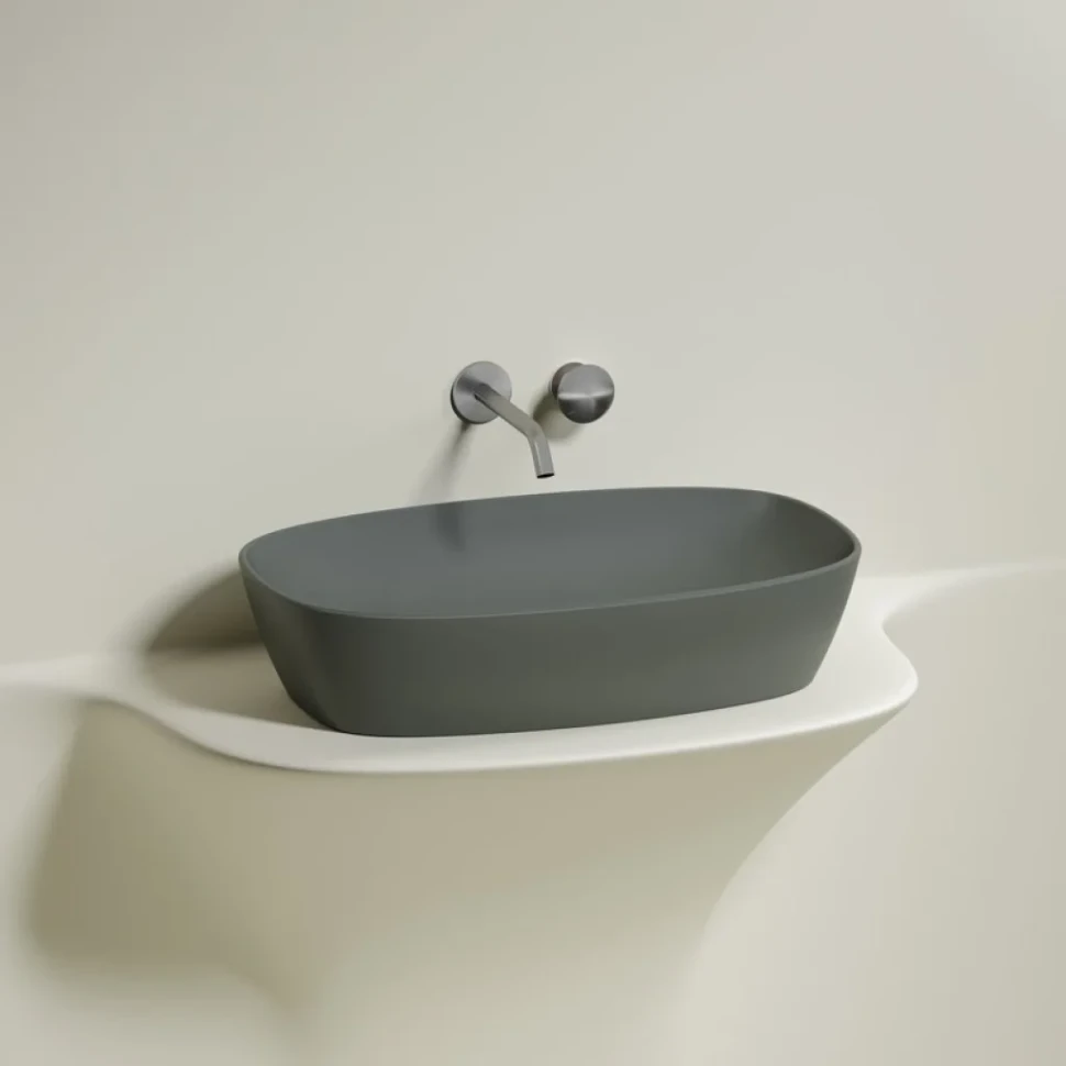 Накладная раковина Ceramicanova Element CN6049MH антрацит матовая