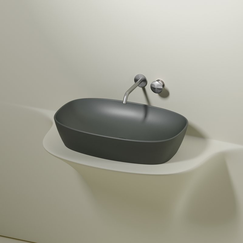 Накладная раковина Ceramicanova Element CN6049MH антрацит матовая