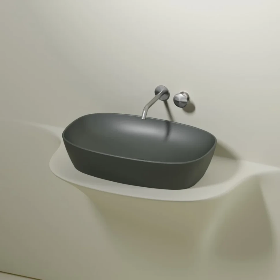 Накладная раковина Ceramicanova Element CN6049MH антрацит матовая