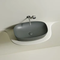 Накладная раковина Ceramicanova Element CN6049MH антрацит матовая