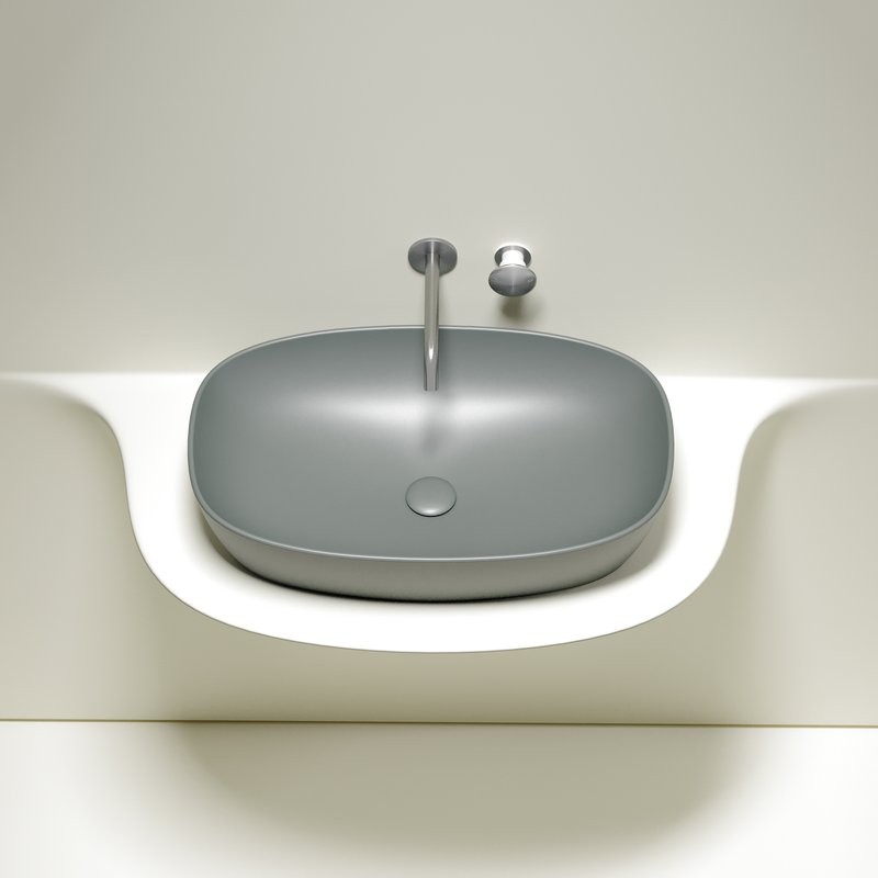 Накладная раковина Ceramicanova Element CN6049MH антрацит матовая