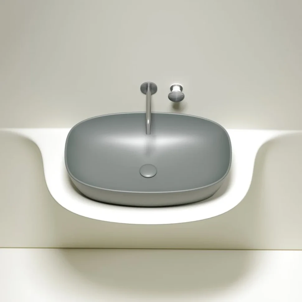 Накладная раковина Ceramicanova Element CN6049MH антрацит матовая