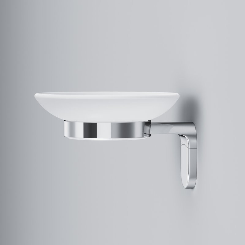 Мыльница AM.PM Joy A8434200 настенная, стеклянная, металлическая, хром