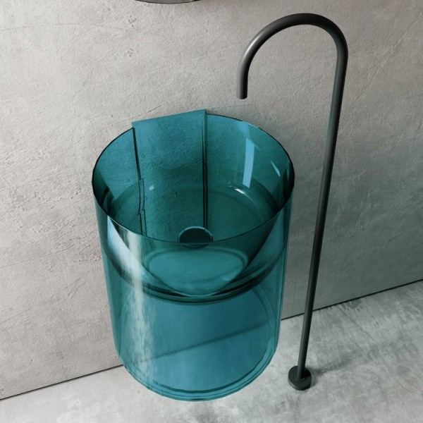 Раковина Abber Kristall AT2704 aquamarin, бирюзовая