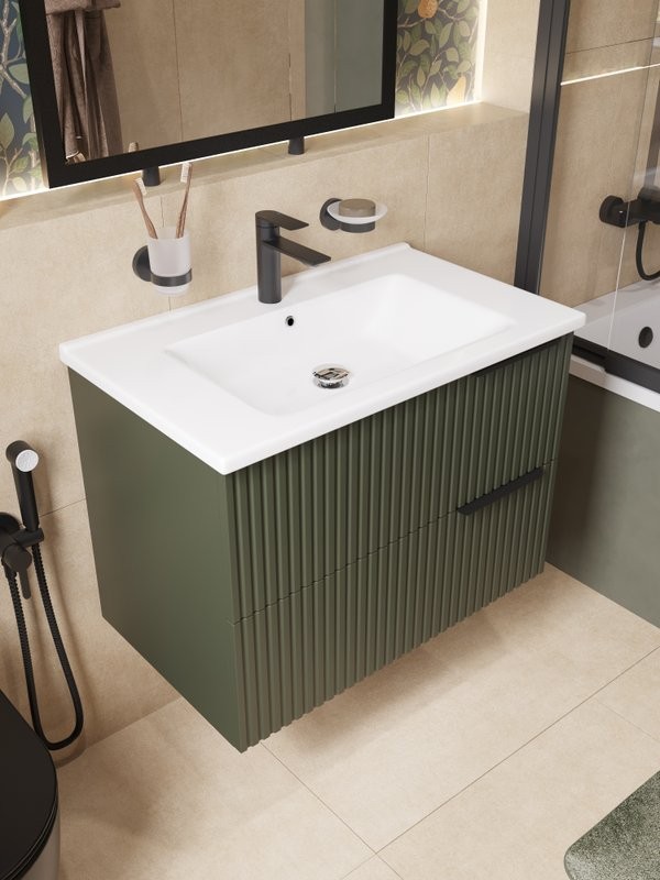 Стакан для ванной DEKOR BANYO Alina Black A40 406 04 настенный, черный, стеклянный