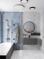 Стакан для ванной DEKOR BANYO Alina Black A40 406 04 настенный, черный, стеклянный