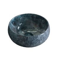 Накладная раковина GID Esfera Mnc481 32 под глянцевый камень, круглая, фаянс