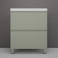 Тумба с раковиной Style Line Манхэттен 70 напольная, олива, раковина Andrea Classic 70