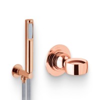 Душевой комплект Смеситель Webert Opera OA880101980 С ВНУТРЕННЕЙ ЧАСТЬЮ, розовое золото + Гарнитур AC0982980 розовое золото