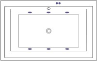 Акриловая ванна Excellent Crown Lux WAEX.CRO19.SOFT 190x120 см, пристенная, с гидромассажем, белая, с каркасом, для двоих, со сливом-переливом