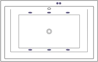 Акриловая ванна Excellent Crown Lux WAEX.CRO19.SOFT 190x120 см, пристенная, с гидромассажем, белая, с каркасом, для двоих, со сливом-переливом
