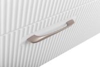 Тумба с раковиной BelBagno Due 80 белый металлик