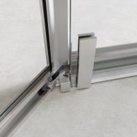 Душевой уголок Cezares Relax RELAX-304-P-1-100-C-CR 100x100, профиль глянцевый хром