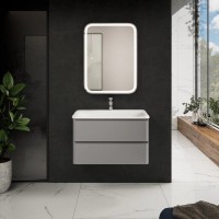 Тумба под раковину для ванной AQUAme S4 80 серая