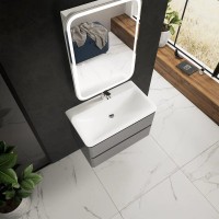 Тумба под раковину для ванной AQUAme S4 80 серая