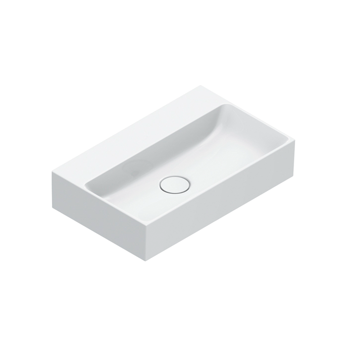 Раковина подвесная Catalano Premium 0220550001 55х35 глянцевая белая, прямоугольная