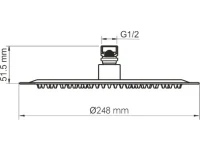 Душевой комплект Wasserkraft Neckar A2151.183.208 С ВНУТРЕННЕЙ ЧАСТЬЮ, золото