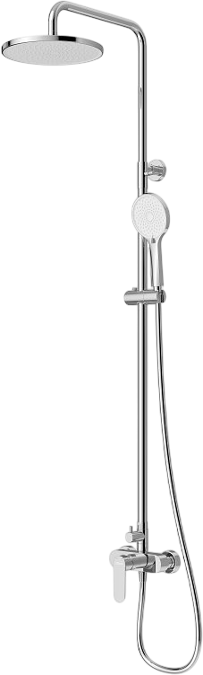Душевая стойка Cezares Stylus STYLUS-CD-01 со смесителем, хром