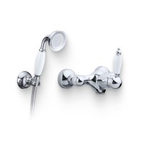 Душевой комплект Смеситель для душа Boheme Tradizionale Chromo 264 + Гарнитур Brillante 409
