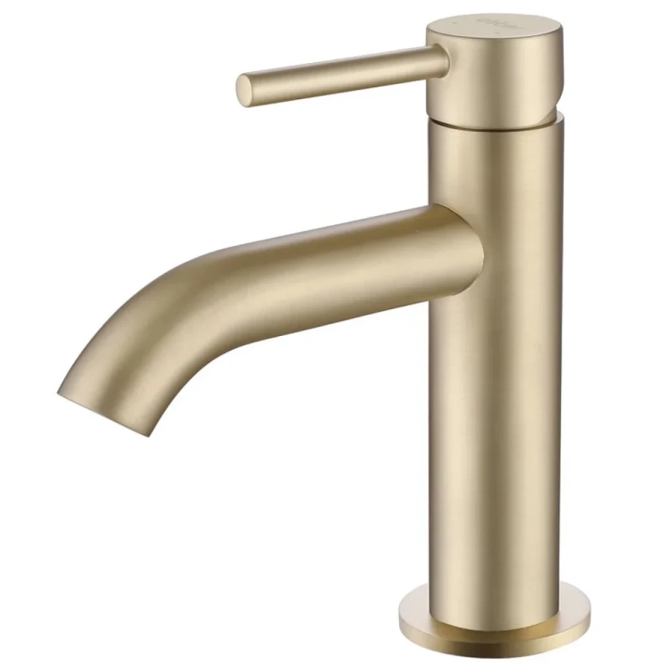 Смеситель для раковины Abber Wasser Kreis AF8110G матовое золото