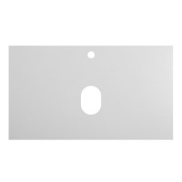 Тумба с раковиной Cezares Slider 80 подвесная, 2 ящика, со столешницей, bianco opaco