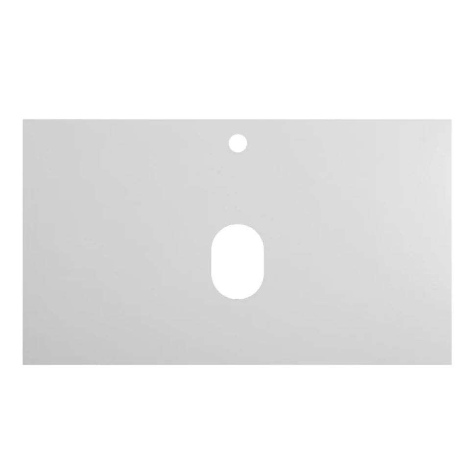 Тумба с раковиной Cezares Slider 80 подвесная, 2 ящика, со столешницей, bianco opaco