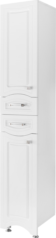 Шкаф пенал для ванной Vod-Ok Адам 35 L, белый