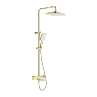 Душевая стойка Splenka S224 S224.26.03 с термостатом, сатин золотой