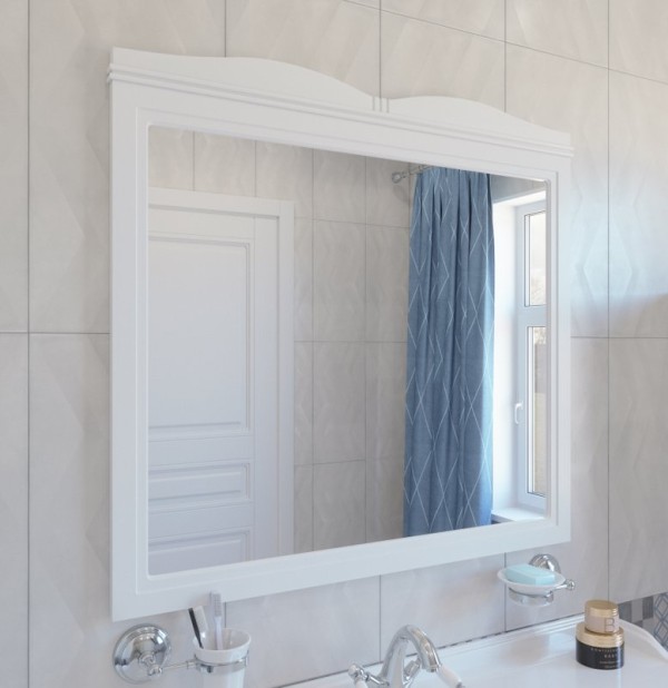 Зеркало Caprigo Borgo 100 белое