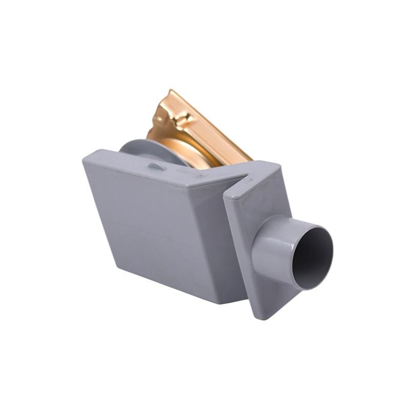 Душевой трап Plumberia Selection PS Stones PSS13OB 13x13, в пол, брашированное золото, с сифоном