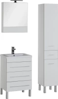 Тумба под раковину Aquanet Верона 58 белая