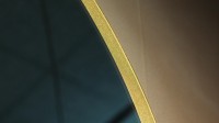 Зеркало круглое Art&Max Sanremo 100 золото, с LED-подсветкой, 6000К