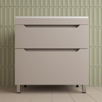 Тумба под раковину без столешницы Style Line Остин 80 напольная, крем эмаль plus
