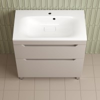 Тумба под раковину без столешницы Style Line Остин 80 напольная, крем эмаль plus