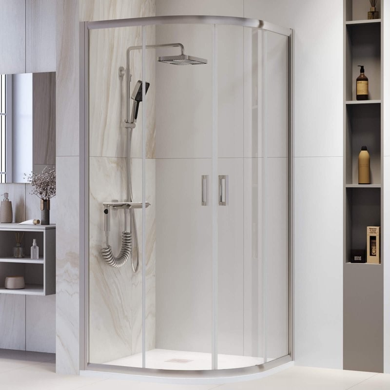 Душевой уголок RGW Passage PA-52 100х100 см, профиль хром, стекло прозрачное