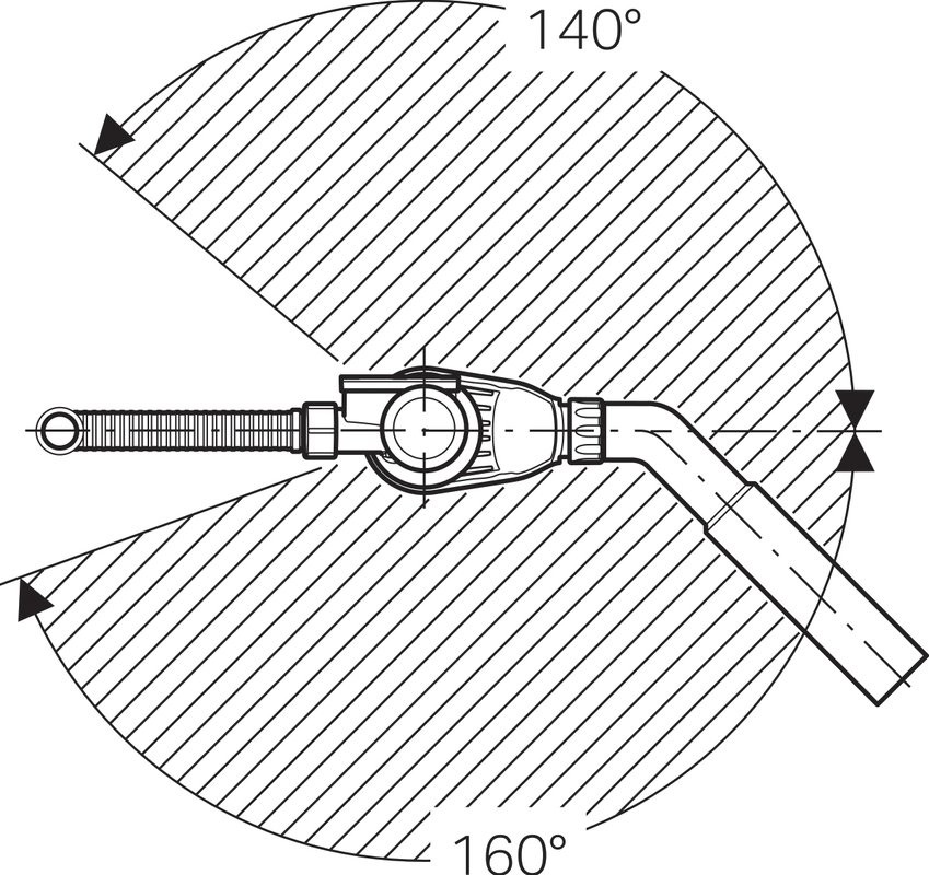 Слив-перелив Geberit 150.755.21.6 52 мм, полуавтомат, хром