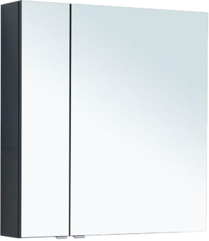 Зеркало-шкаф Aquanet Алвита 80 антрацит