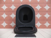 Комплект Унитаз подвесной Ceramicanova Play + Инсталляция STWORKI + Кнопка 230823 хром матовый