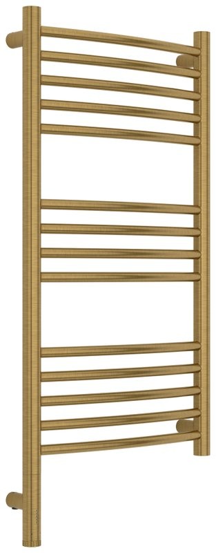 Полотенцесушитель электрический Сунержа Богема 3.1 051-6002-8040 90x45 см, подключение слева, состаренная латунь, лесенка