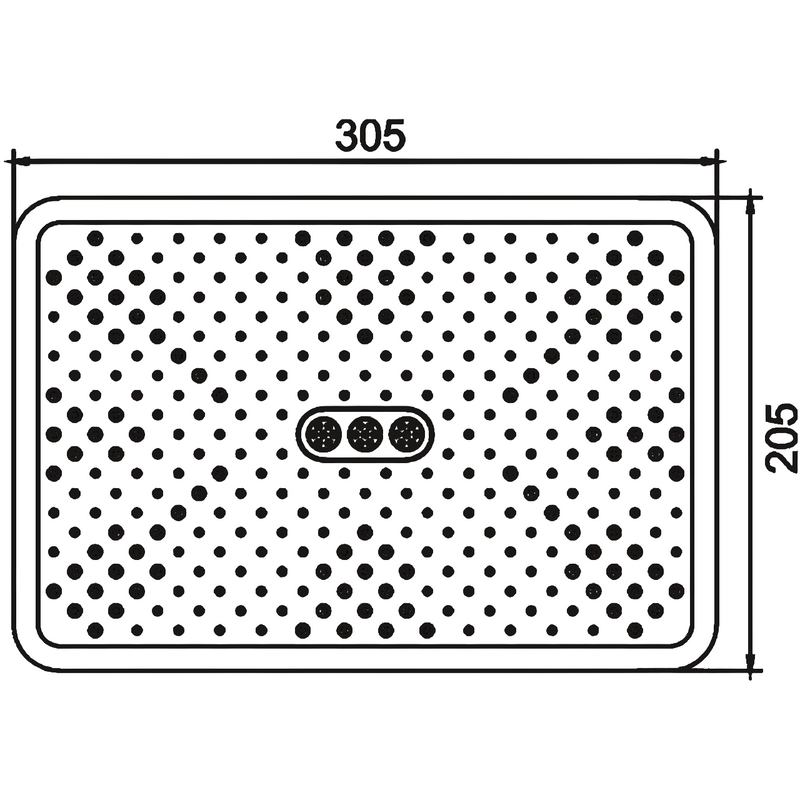 Верхний душ BELZ BD02-8 белый