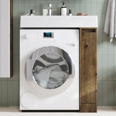 Тумба с раковиной AQUATON Лондри 20 дуб рустикальный