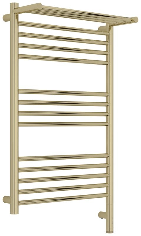 Полотенцесушитель электрический Сунержа Богема 3.1 020-6007-8050 90x55 см, подключение справа, шампань, лесенка, с полкой