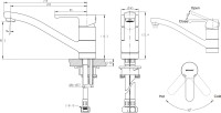 Смеситель для кухни Bravat Stream F73783C-2