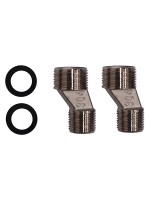 Душевая стойка AZARIO Conda AZ-K2411B черная матовая