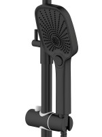 Душевая стойка AZARIO Conda AZ-K2411B черная матовая