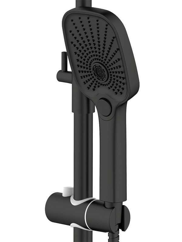 Душевая стойка AZARIO Conda AZ-K2411B черная матовая