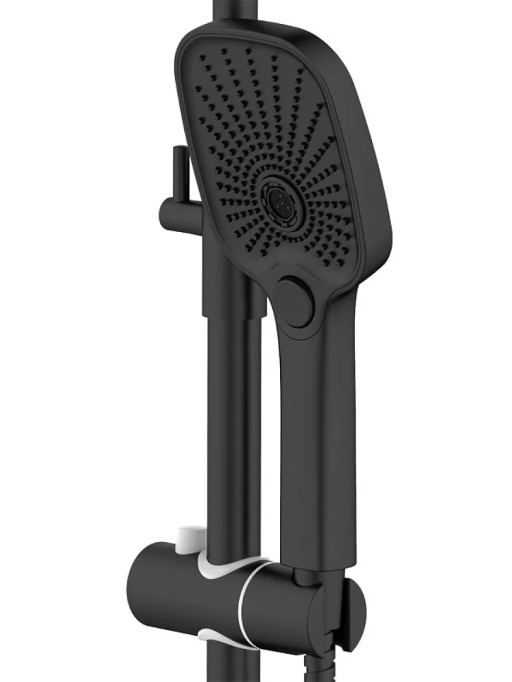 Душевая стойка AZARIO Conda AZ-K2411B черная матовая